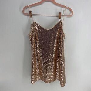 NBD Sparkling Gold Mini Dress